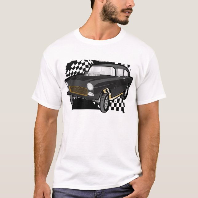 chevy bel luft gasser t shirt (Framsida)
