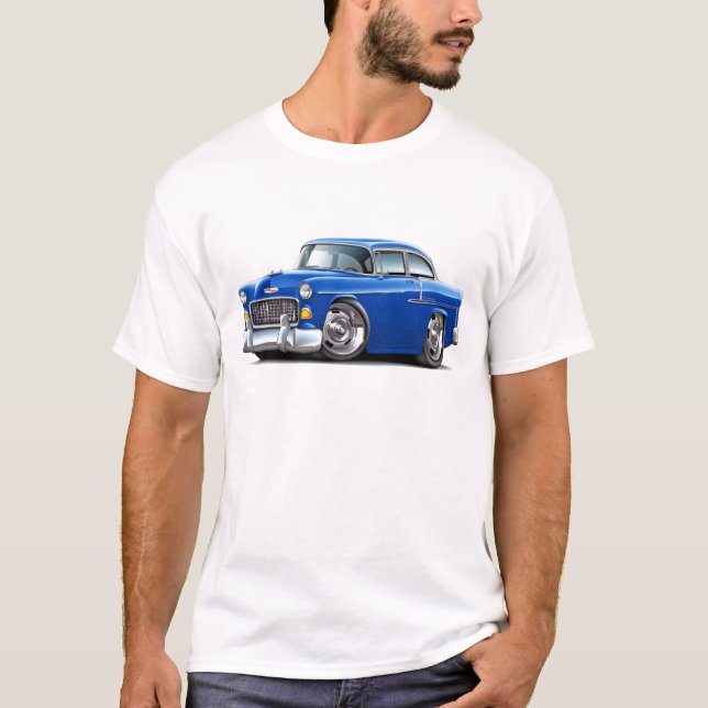 Chevy Belair blåttbil 1955 Tröja (Framsida)