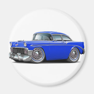 Chevy Belair blåttbil 1956 Magnet