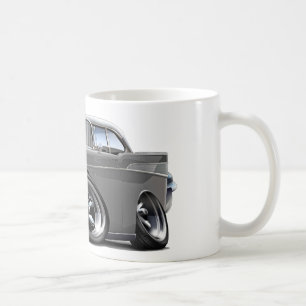Chevy Belair Grå färg-Vit hot rod 1957 Kaffemugg