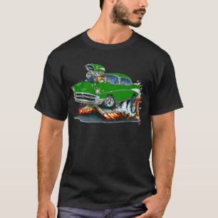 Chevy Belair grön bil 1957 Tee Shirt