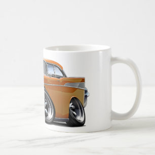 Chevy Belair orangehot rod 1957 Kaffemugg