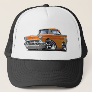 Chevy Belair orangehot rod 1957 Truckerkeps