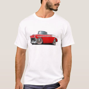Chevy Belair Röd-Vit cabriolet 1956 T Shirt