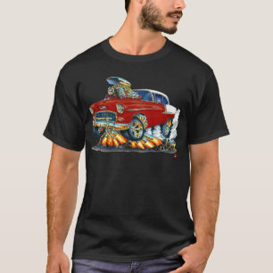 Chevy Belair rödbrun bil 1955 Tee