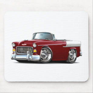 Chevy Belair Rödbrun-Vit cabriolet 1955 Musmatta