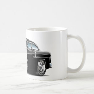 Chevy Belair svart bil 1955 Kaffemugg
