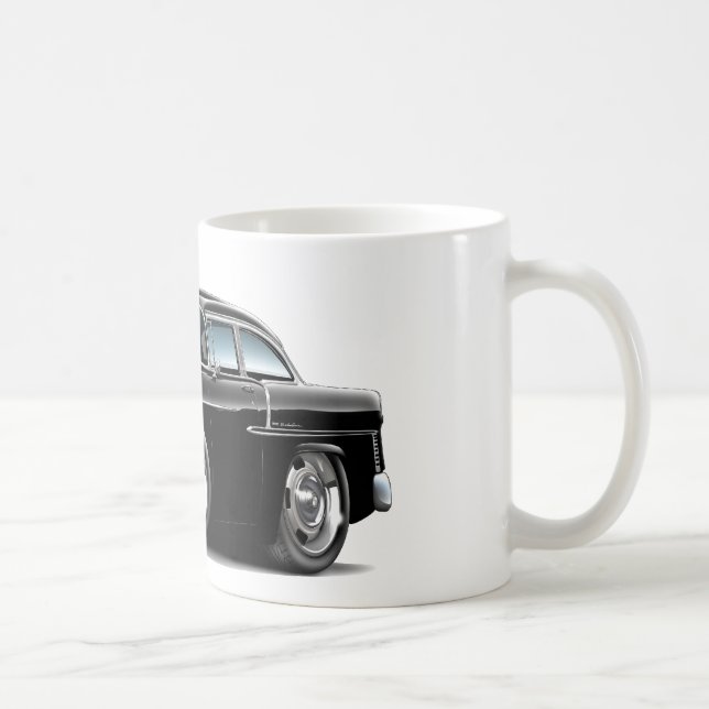 Chevy Belair svart bil 1955 Kaffemugg (Höger)
