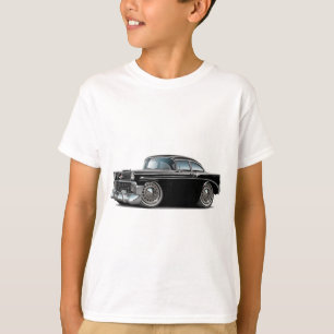 Chevy Belair svart bil 1956 Tee Shirt