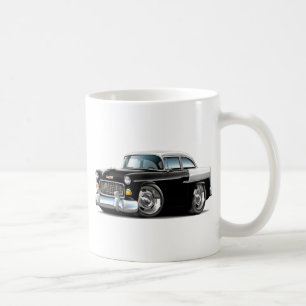 Chevy Belair Svart-Vit bil 1955 Kaffemugg