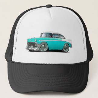 Chevy Belair Turkos-Vit bil 1956 Keps