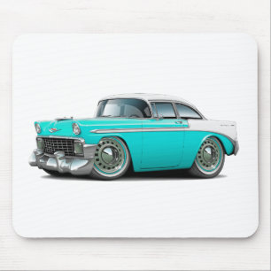Chevy Belair Turkos-Vit bil 1956 Musmatta