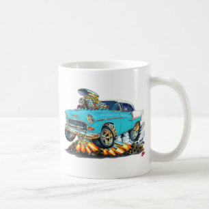 Chevy Belair turkosbil 1955 Kaffemugg
