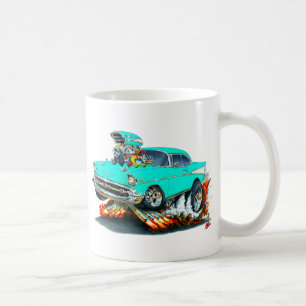 Chevy Belair turkosbil 1957 Kaffemugg