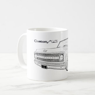 Chevy C10 Classic Pickupare Lastbil Kaffemugg