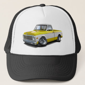 Chevy C10 Gult-Vit lastbil 1970-72 Keps
