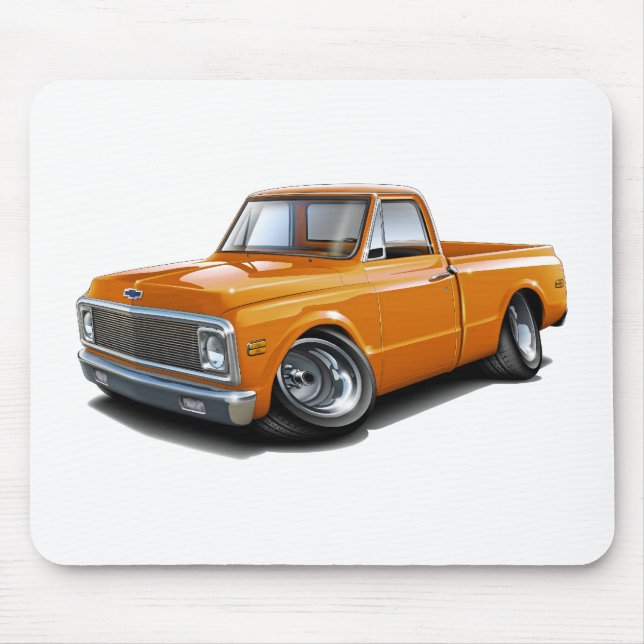 Chevy C10 orange lastbil 1970-72 Musmatta (Framsidan)