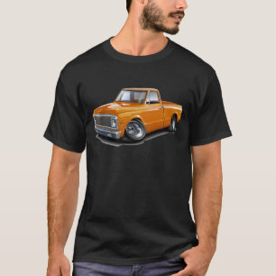 Chevy C10 orange lastbil 1970-72 T-shirt