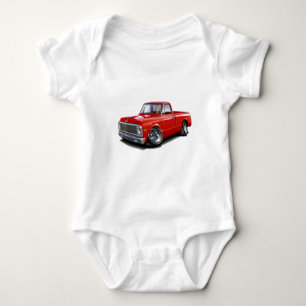Chevy C10 röd lastbil 1970-72 T-shirt