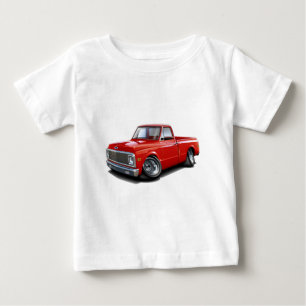 Chevy C10 röd lastbil 1970-72 Tröja