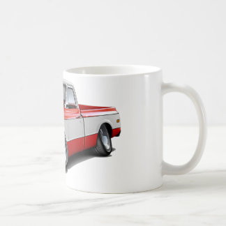 Chevy C10 Röd-Vit lastbil 1970-72 Kaffemugg
