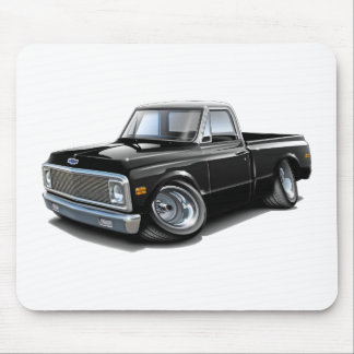 Chevy C10 Svart-Vit bästa lastbil 1970-72 Musmatta