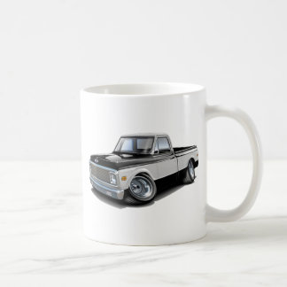 Chevy C10 Svart-Vit lastbil 1970-72 Kaffemugg