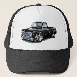 Chevy C10 svartlastbil 1970-72 Truckerkeps