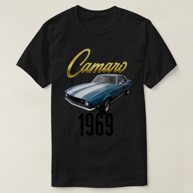 Chevy Camaro 1969 Chevy Camaro Pace Car T Shirt (Design framsida)