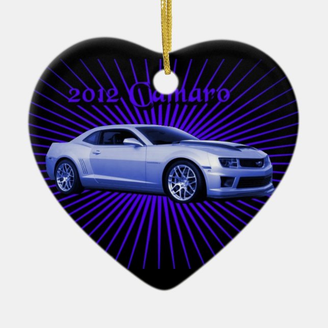 Chevy: Camaro 2012 Julgransprydnad Keramik (Framsidan)