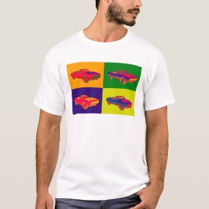 Chevy Camaro RS konvertibel popkonst 1967 Tee