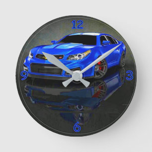 CHEVY CAMARO RUND KLOCKA