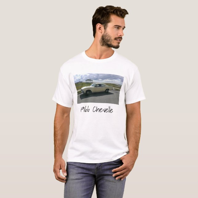 chevy chevelle 1966 tee shirt (Hel framsida)