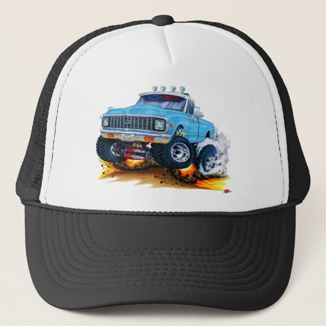 Chevy CK1500 Lt 1970-72 BlueTruck Truckerkeps (Framsida)