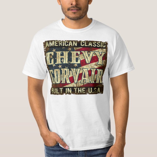 Chevy Corvair - klassikerbil som byggas i USA T Shirt (Framsida)