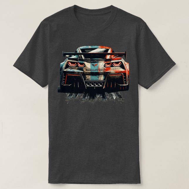 Chevy Corvette 1 T Shirt (Design framsida)
