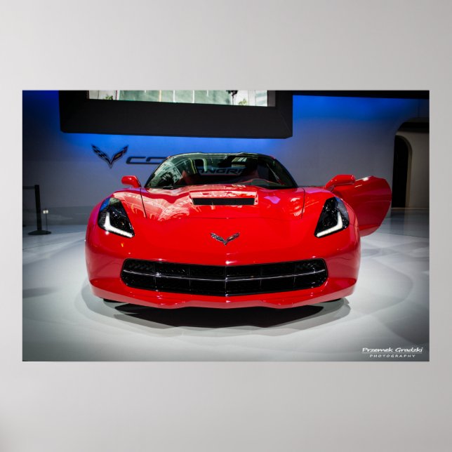 Chevy Corvette Stingray Poster (Framsidan)