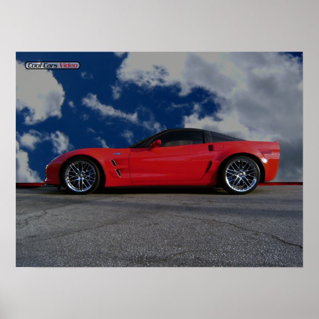 Chevy Corvette ZR1 Poster (Framsidan)