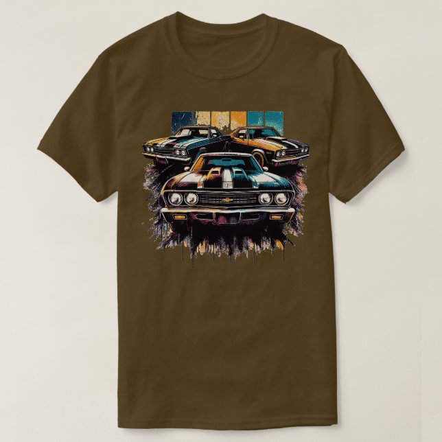 Chevy El Camino T Shirt (Design framsida)