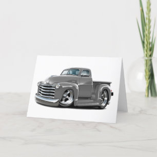 Chevy grå färglastbil 1950-52 kort