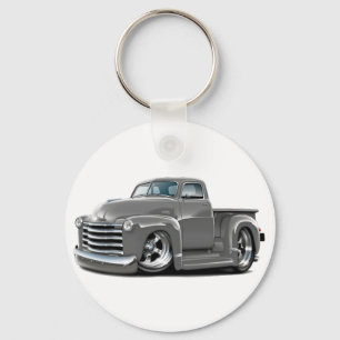 Chevy grå färglastbil 1950-52 nyckelring