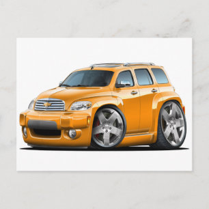 Chevy HHR Orange Lastbil Vykort
