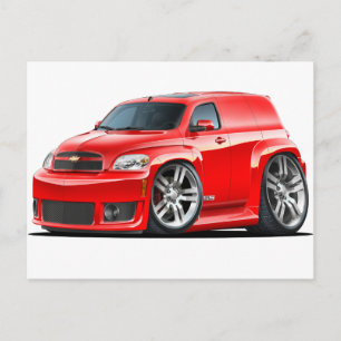 Chevy HHR SS Red Panel Lastbil Vykort