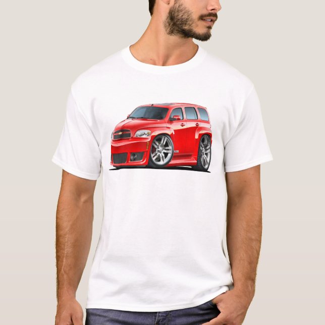 Chevy HHR SS röd lastbil T Shirt (Framsida)
