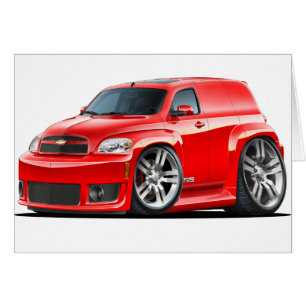 Chevy HHR SS röd panellastbil Hälsningskort