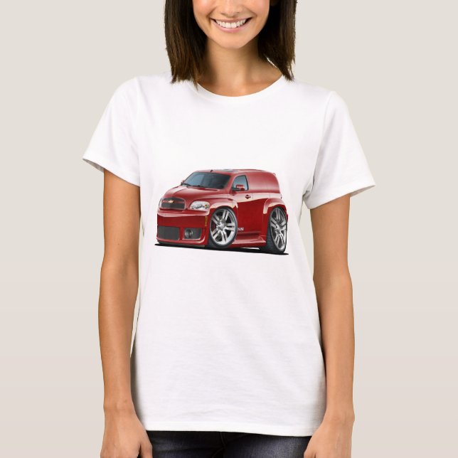 Chevy HHR SS rödbrun panellastbil T Shirt (Framsida)