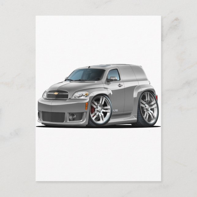 Chevy HHR SS Silver Panel Lastbil Vykort (Framsida)