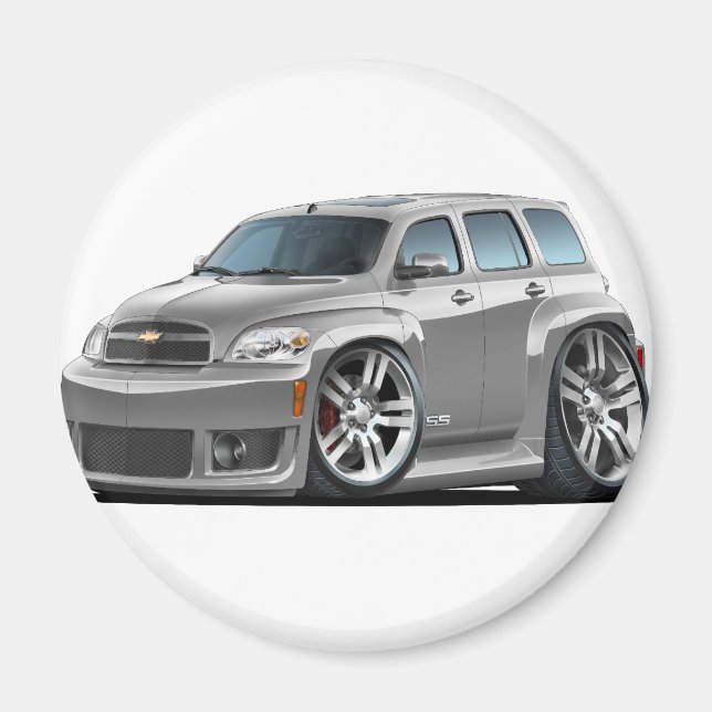 Chevy HHR SS SS Silver Lastbil Magnet (Framsidan)