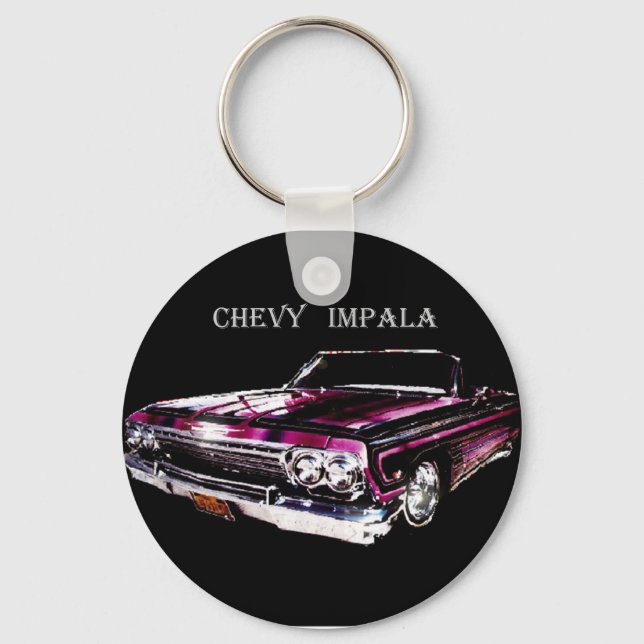 Chevy Impala Keychain Nyckelring (Framsida)