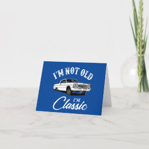 Chevy Impala Klassisk Bil Helgkort